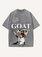 Luka Modrić Print Round Neck T-shirt