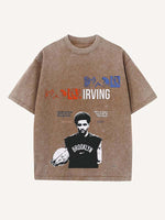 Kyrie Irving Print Round Neck T-shirt