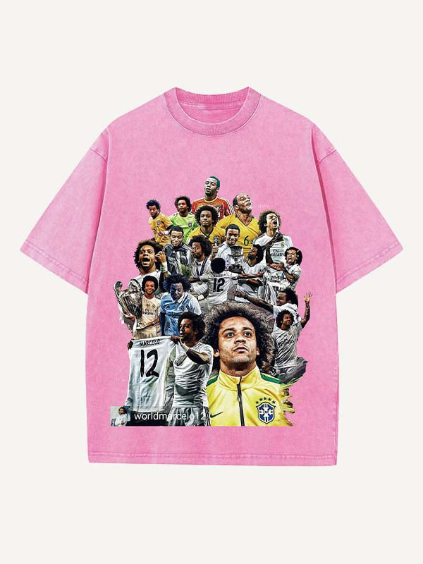 Marcelo Print Round Neck T-shirt