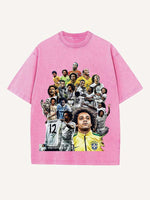 Marcelo Print Round Neck T-shirt