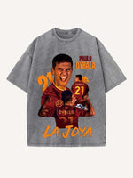 Paulo Dybala Print Round Neck T-shirt