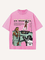 Ja Morant Print Round Neck T-shirt