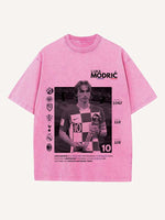 Luka Modrić Print Round Neck T-shirt