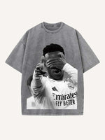 Vinícius Júnior Print Round Neck T-shirt