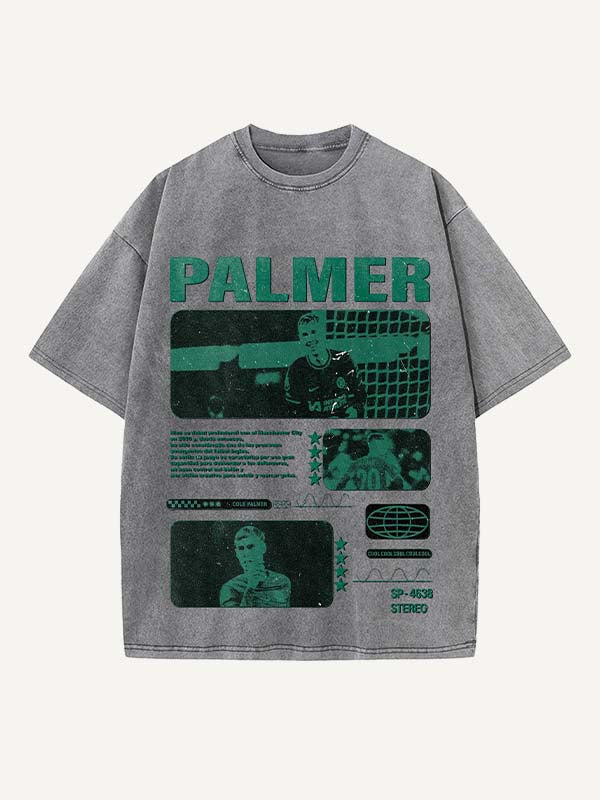 Cole Palmer Print Round Neck T-shirt