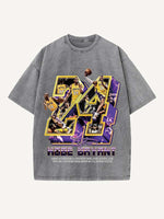 Kobe Bryant Print Round Neck T-shirt
