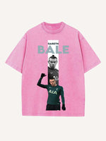 Gareth Bale Print Round Neck T-shirt