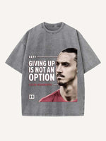 Zlatan Ibrahimović Print Round Neck T-shirt