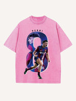 Pedri Print Round Neck T-shirt