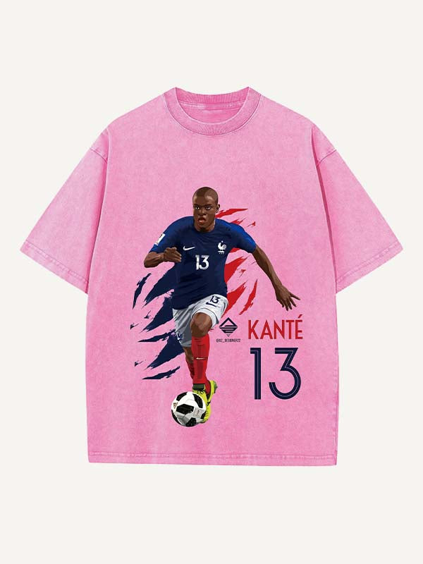 N'Golo Kanté Print Round Neck T-shirt