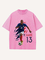 N'Golo Kanté Print Round Neck T-shirt