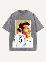 Zizou Print Round Neck T-shirt