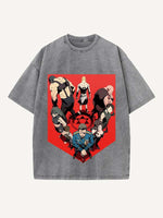 Fullmetal Alchemist Print Round Neck T-shirt