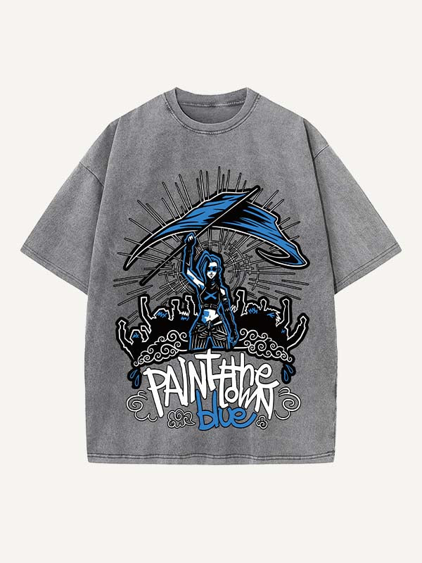 Arcane Print Round Neck T-shirt