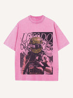 Lando Norris Print Round Neck T-shirt