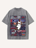Chris Paul Print Round Neck T-shirt