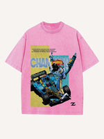 Fernando Alonso Print Round Neck T-shirt