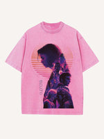 Euphoria Print Round Neck T-shirt