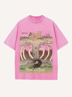 Attack on Titan Print Round Neck T-shirt