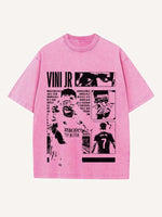 Vinícius Júnior Print Round Neck T-shirt