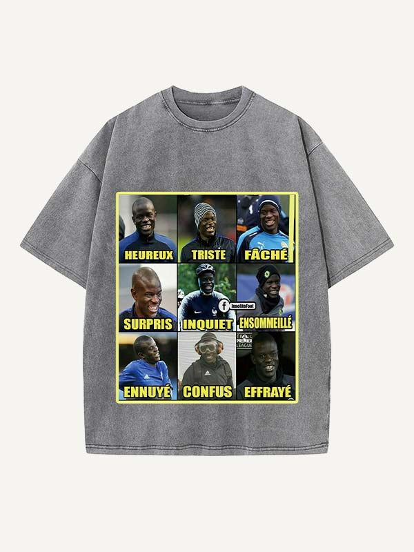 N'Golo Kanté Print Round Neck T-shirt