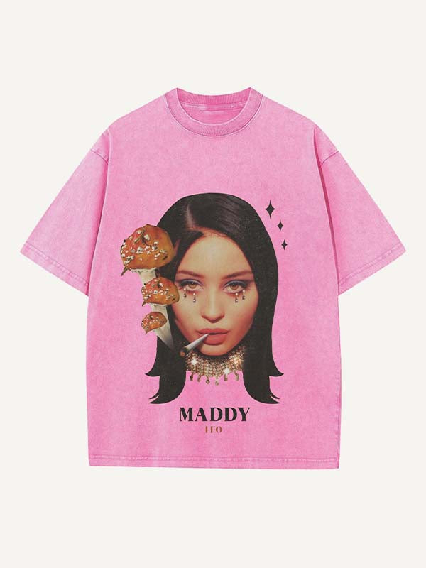 Euphoria Print Round Neck T-shirt