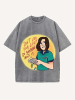 The End of the Fxxxing World Print Round Neck T-shirt