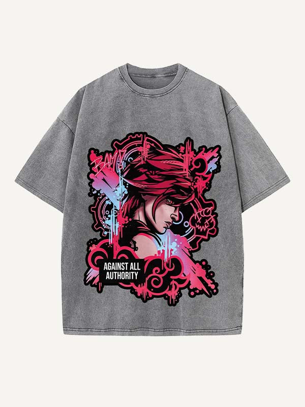 Arcane Print Round Neck T-shirt