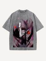 Fullmetal Alchemist Print Round Neck T-shirt