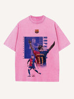 Raphinha Print Round Neck T-shirt