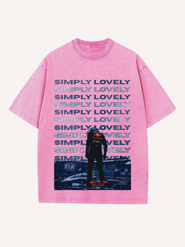 Max Verstappen Print Round Neck T-shirt