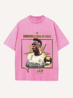 Vinícius Júnior Print Round Neck T-shirt