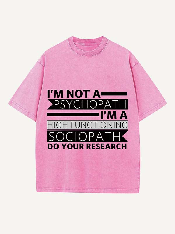 Sherlock Print Round Neck T-shirt