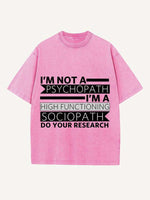 Sherlock Print Round Neck T-shirt