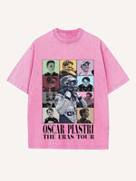 Oscar Piastri Print Round Neck T-shirt