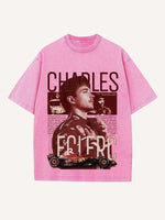 Charles Leclerc Print Round Neck T-shirt