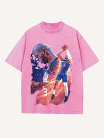 Chris Paul Print Round Neck T-shirt
