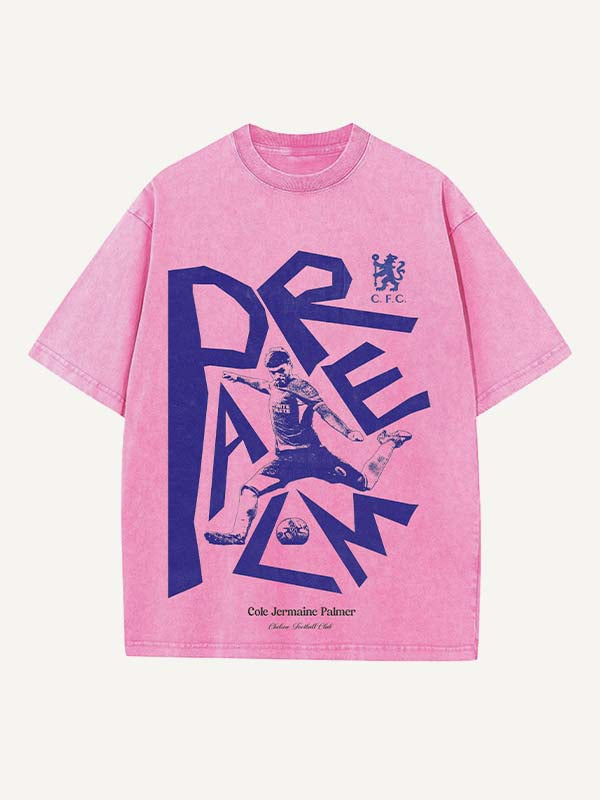 Cole Palmer Print Round Neck T-shirt