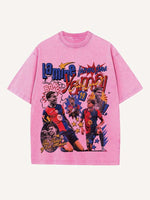 Lamine Yamal Print Round Neck T-shirt