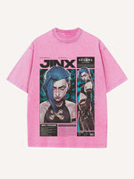 Arcane Print Round Neck T-shirt