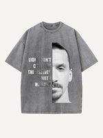 Zlatan Ibrahimović Print Round Neck T-shirt