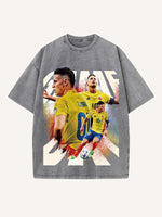 James Rodríguez Print Round Neck T-shirt