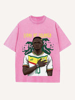 Sadio Mané Print Round Neck T-shirt