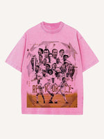 Real Madrid Print Round Neck T-shirt