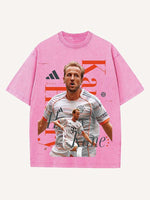 Harry Kane Print Round Neck T-shirt