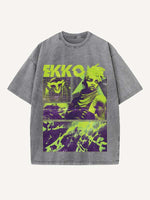 Arcane Print Round Neck T-shirt