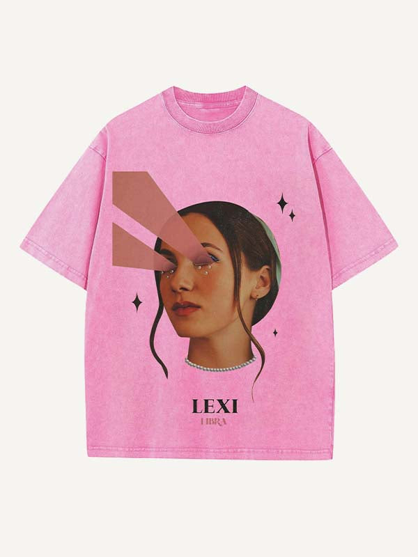 Euphoria Print Round Neck T-shirt