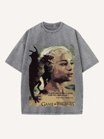 Game of Thrones Print Round Neck T-shirt