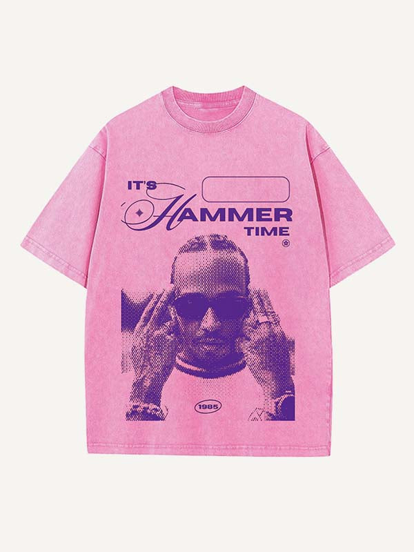 Lewis Hamilton Print Round Neck T-shirt