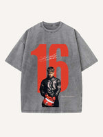 Charles Leclerc Print Round Neck T-shirt